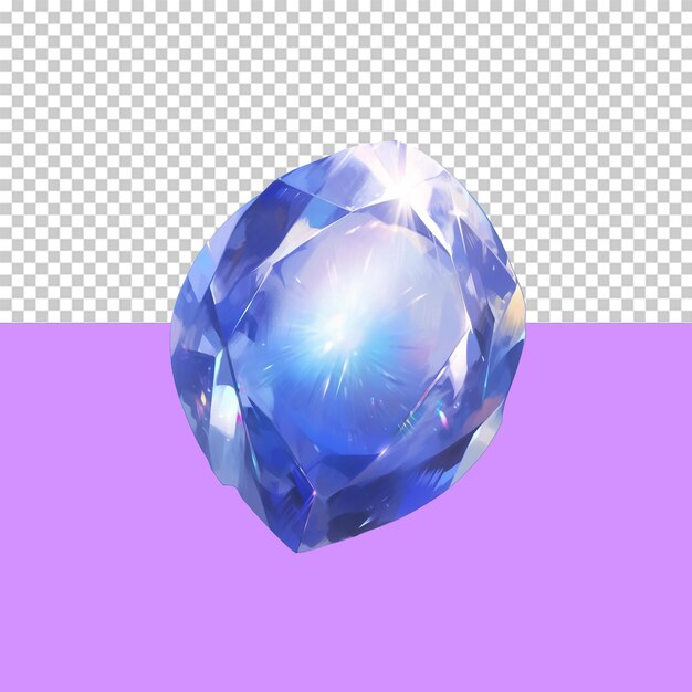 PSD a gemstone isolated object transparent background