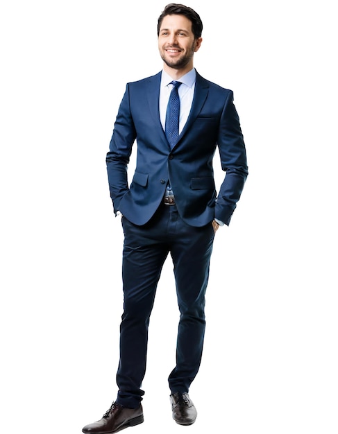 generative ai portrait of only one man white background