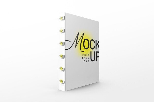 PSD generic book cover mockup template psd design