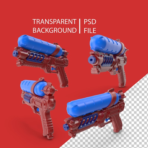 PSD generic water gun png