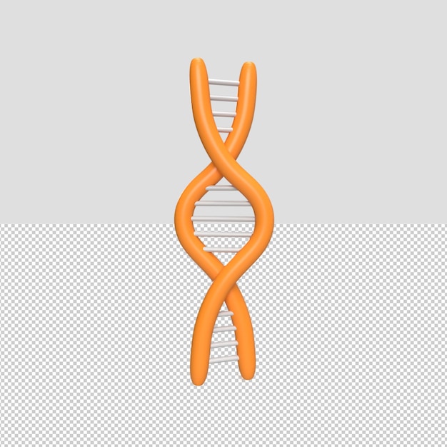 PSD genetics icon 3d render illustration