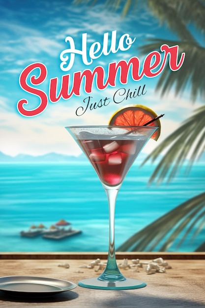 Geniet van de verfrissende Summer Bliss-cocktails om de seizoensposter te vieren