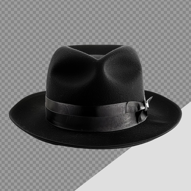 Gentleman hat png isolated on transparent background