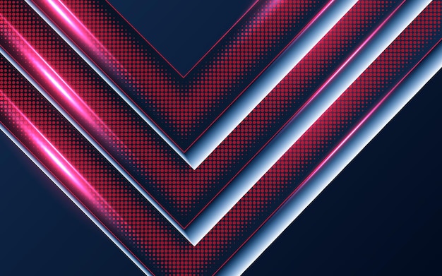 PSD geometric arrow background decoration editable color