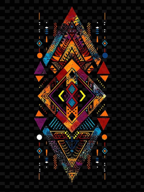 A geometric design of a geometric pattern