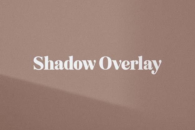 PSD geometric shadow overlay for photos