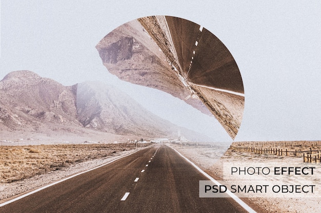 geometrical reflection photo effect