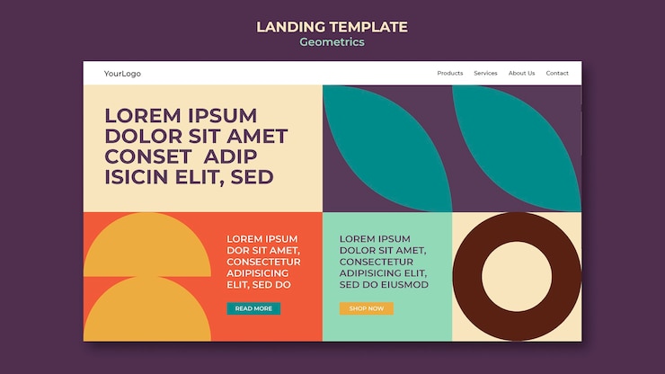 PSD geometrics landing page