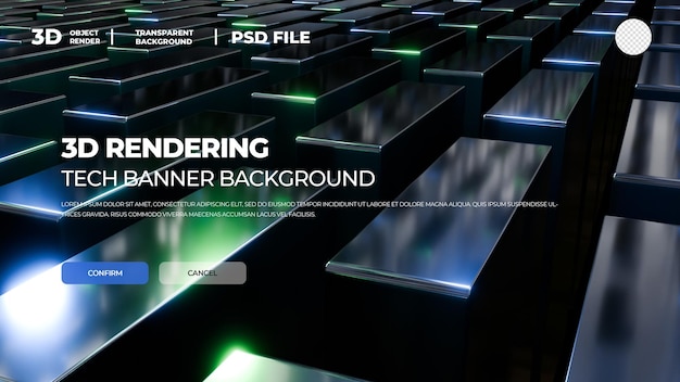Geometrische achtergrond van 3D-renderingstechnologie