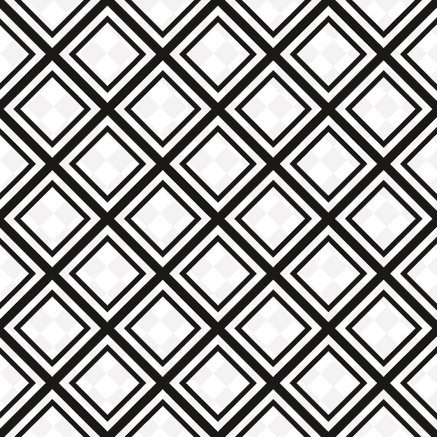 Geometryczny Wzór Kwadratów I Trójkątów W Czarno-białym