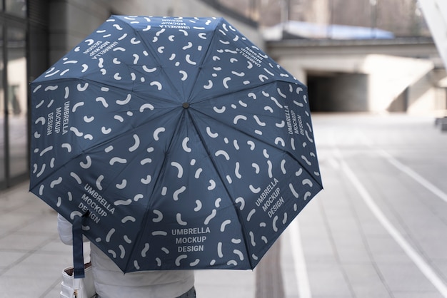 Geopend paraplumodel