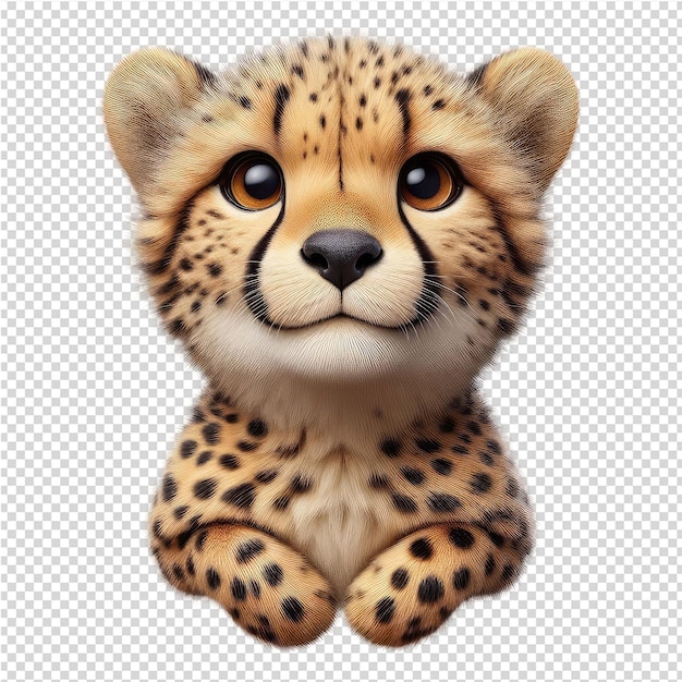 PSD gepard z gepardem na głowie