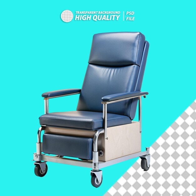 PSD geriatric chair on transparent background