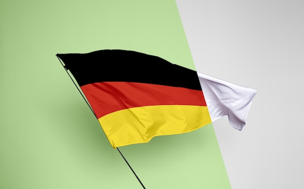 Germany flag concept mock-up