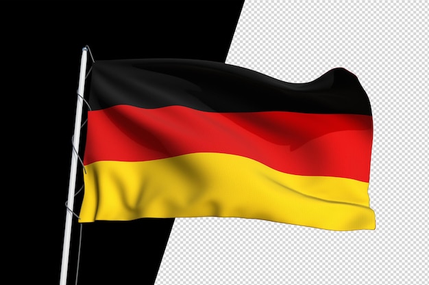 PSD germany flag isolated transparent png