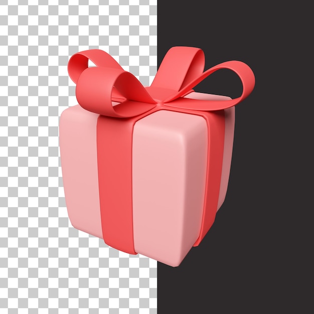 Geschenkdoos in 3d-rendering