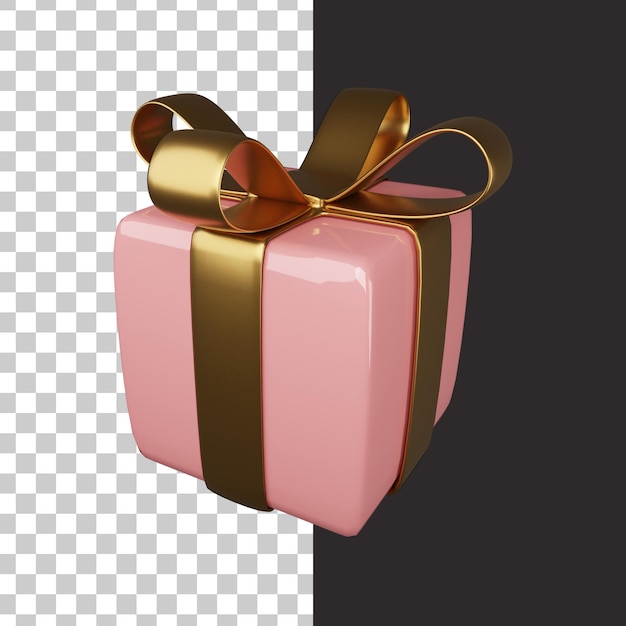 Geschenkdoos in 3d-rendering