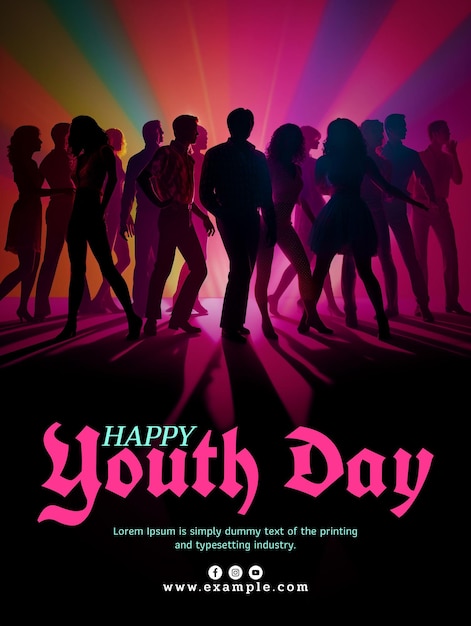 PSD get noticed with an editable psd template for youth day