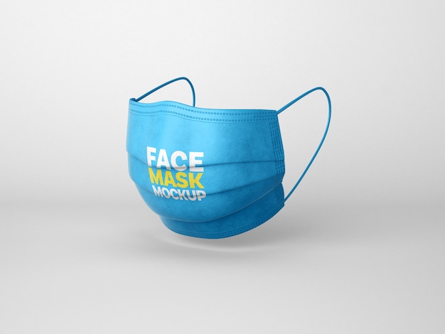 Gezichtsmasker mockup