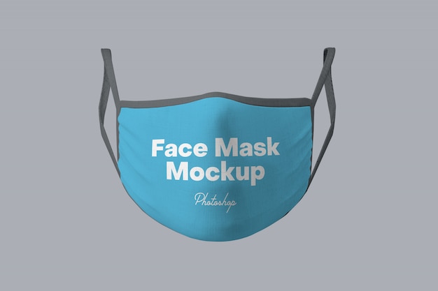 Gezichtsmasker mockup