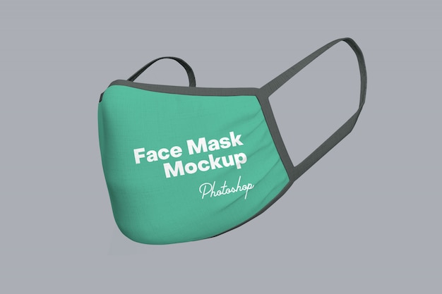 Gezichtsmasker mockup