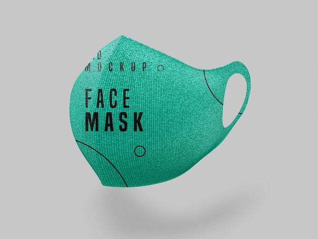 Gezichtsmasker mockup