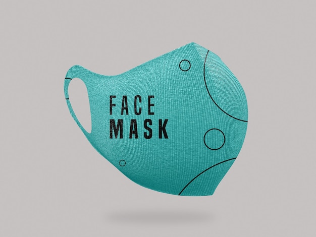 Gezichtsmasker mockup