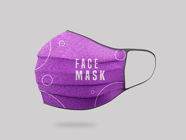 Gezichtsmasker mockup