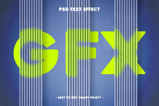 gfx prism glass text effect