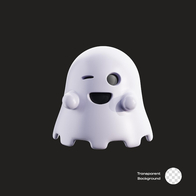 고스트 3D 아이콘