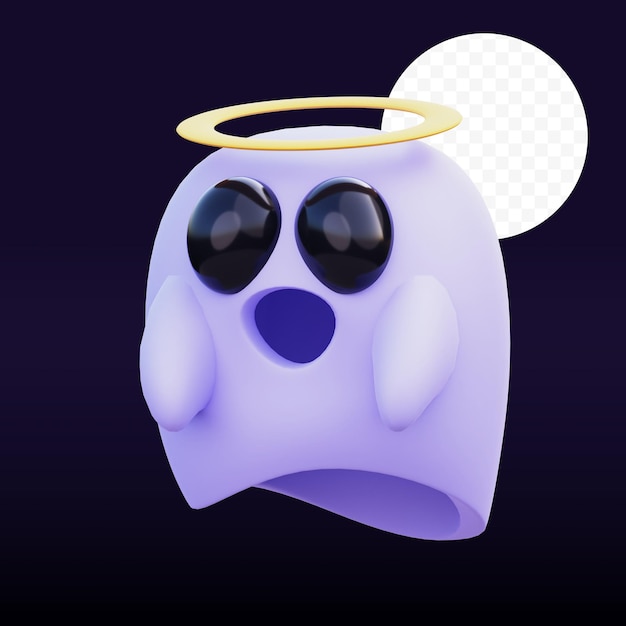 PSD illustrazione 3d ghost