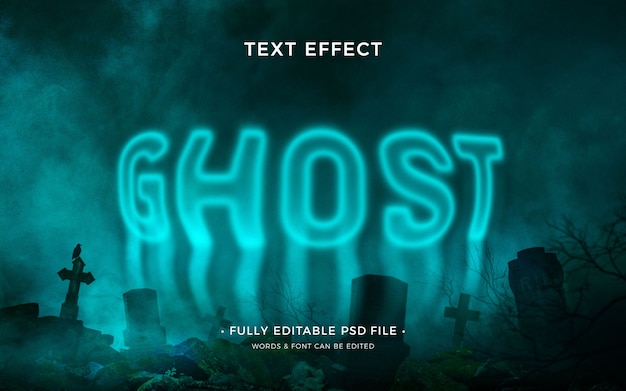 Ghost text effect