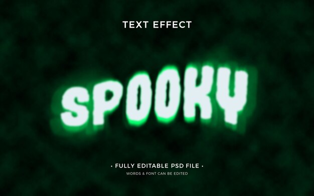 Ghost text effect