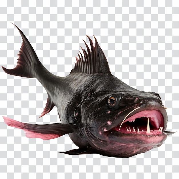 Giant devil catfish isolated Generative ai art