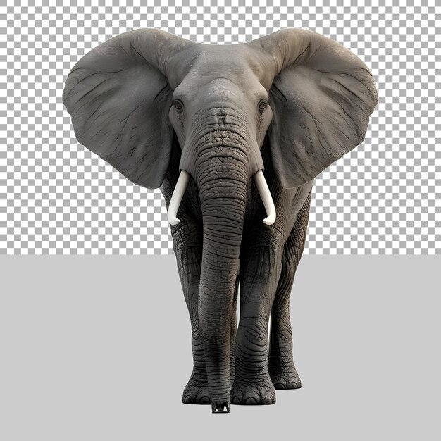 투명한 배경에 거대한 코끼리 Ai 생성