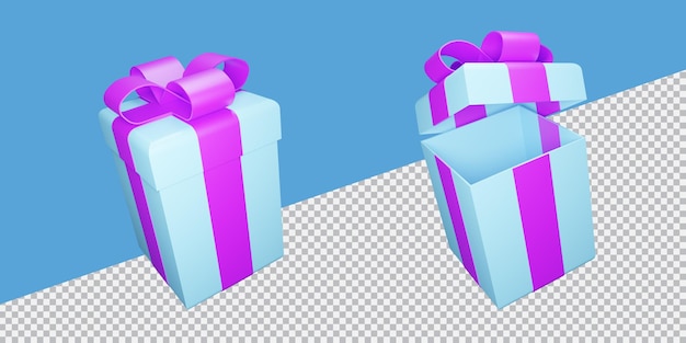 Gift 3d render beam