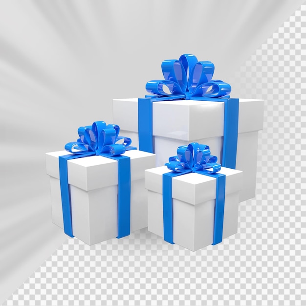 PSD gift 3d render