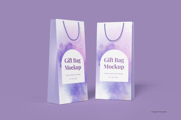 Gift bag mockup