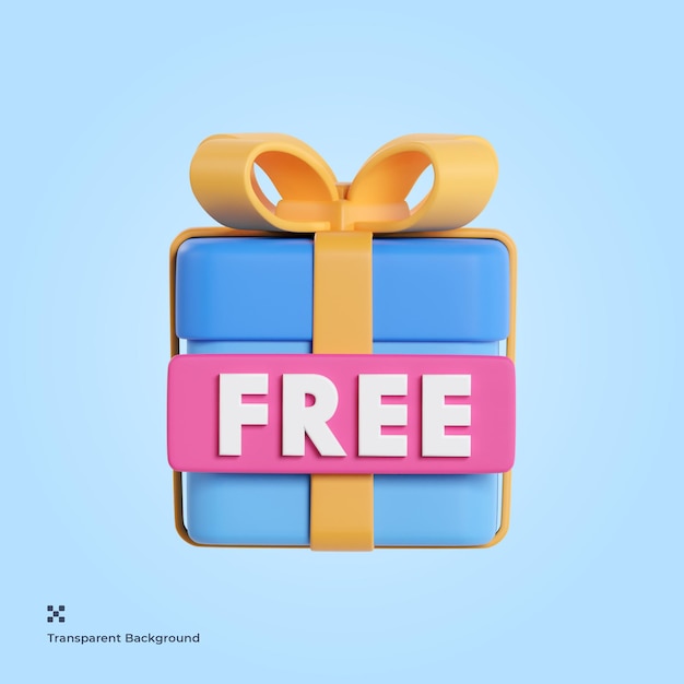 Premium Vector  Giveaway of the day internet announce web post wrapped  gift box surprise realistic 3d icon vector