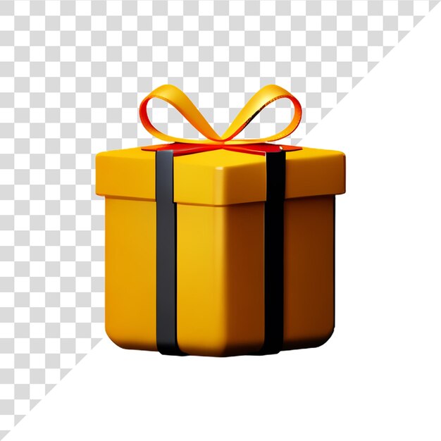 PSD gift box 3d icon