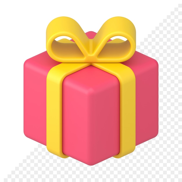 Gift box 3d icon