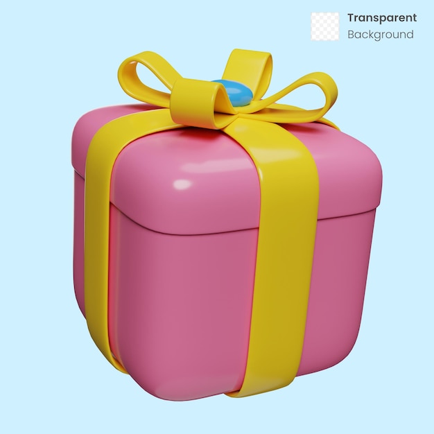 Gift box 3d illustration