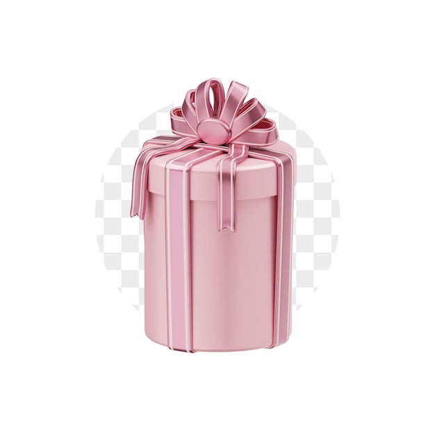 Gift box christmas 3d illustration