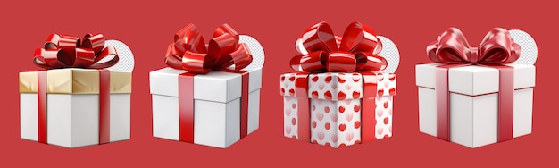 Gift box collection png