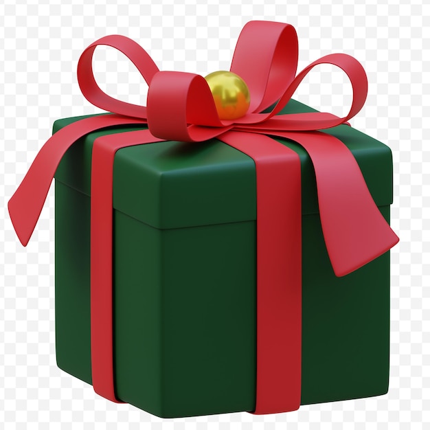 Gift box giveaway 3d rendering illustration