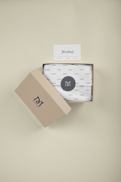 Gift box mockup deesign