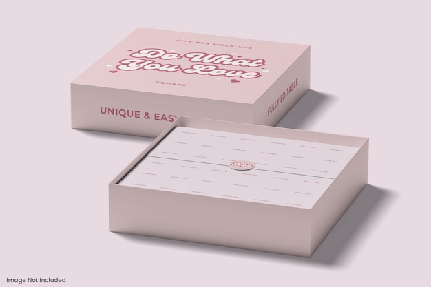 Gift Box Mockup