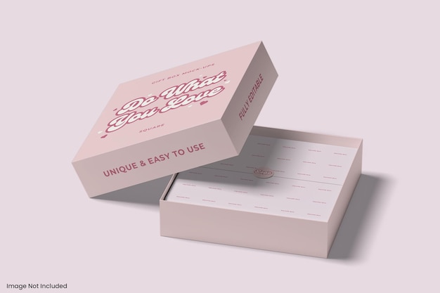 Gift Box Mockup