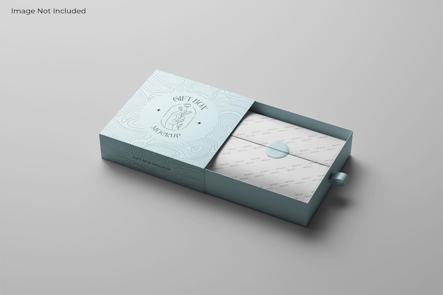 Gift box mockup