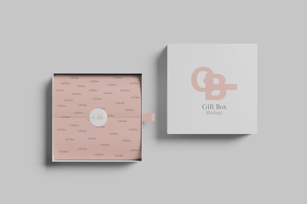 Scatola regalo mockup